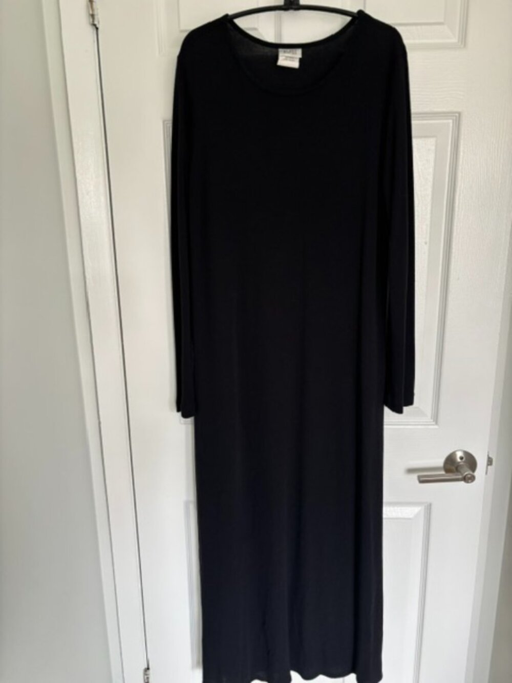 Eilene Fisher long sleeve ankle length rayon dress